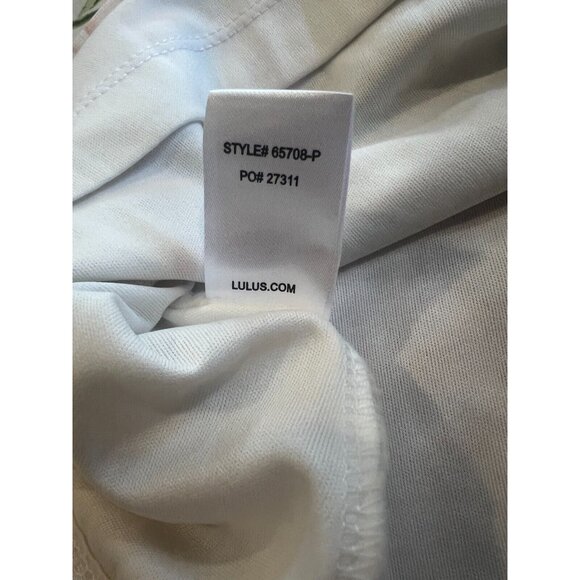 Lulu's Romantic Possibilities White Floral Print Maxi Dress Size Small - Picture 9 of 10